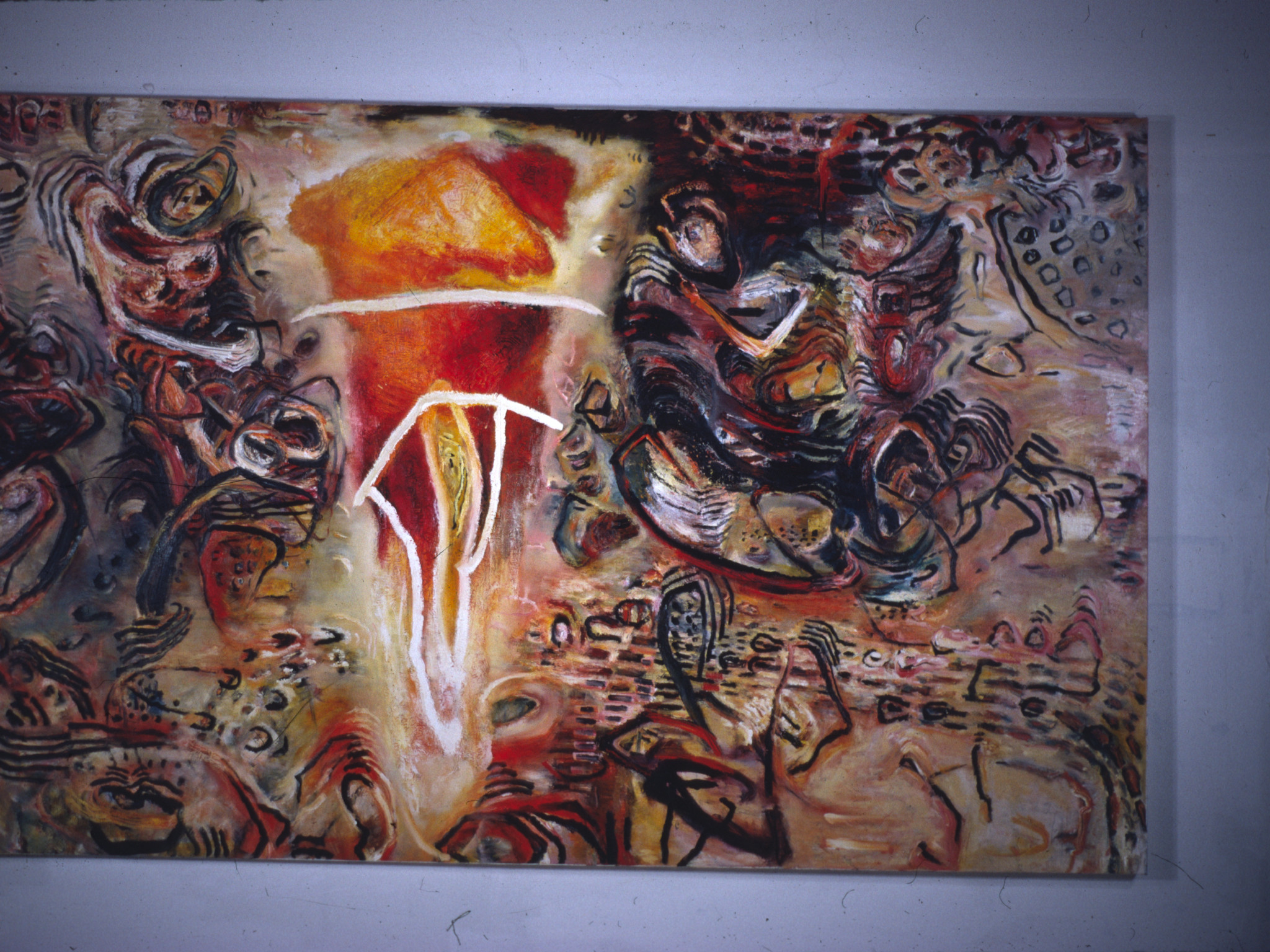 River Dancing Series XXX, 108  x 196 inches, Oil on Canvas, 1991